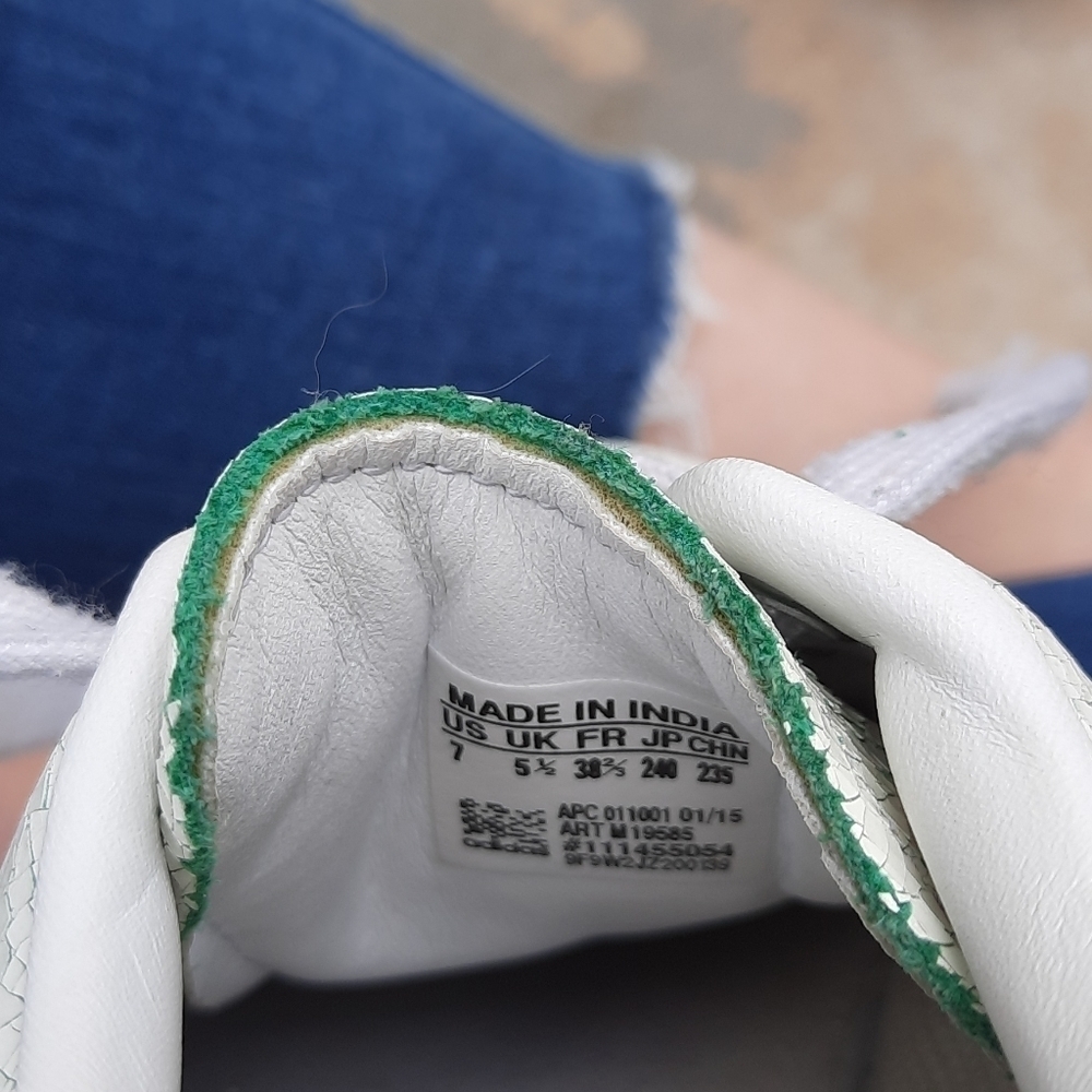 Adidas Stan Smith green white crackle LE sneakers - Picture 11 of 12